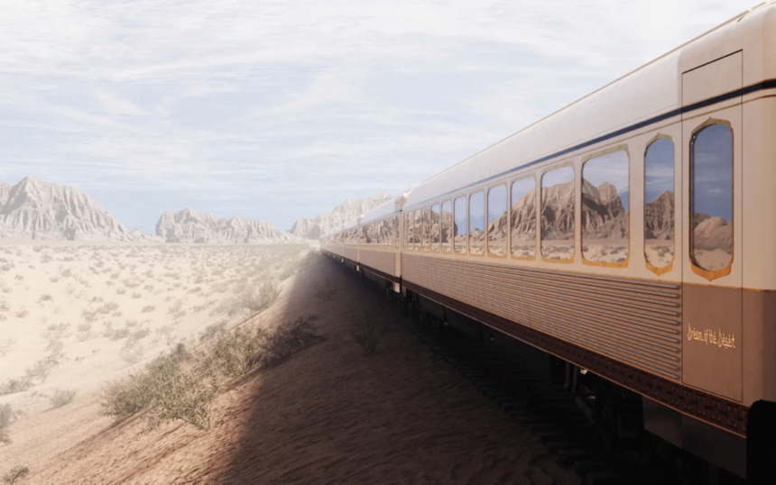 Saudi Arabia unveils luxury train 'The Dream of the Desert'