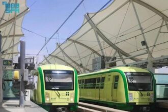 The Mashaer Metro Train will operate 2,000 trips to transport two million pilgrims during the Hajj season.