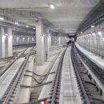 Tunnel along the new Doha Metro Red Line