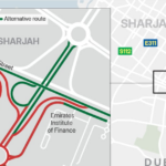 Sharjah road closures in place for two months due to Etihad Rail work
