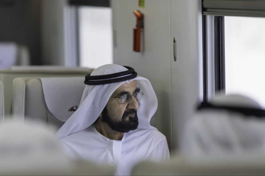 UAE Highlights Historic Milestone as Sheikh Mohammed Boards Etihad Rail from Dubai to Fujairah