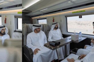 UAE Vice President Sheikh Mohammed takes first passenger ride on Etihad Rail between Dubai and Fujairah | World News