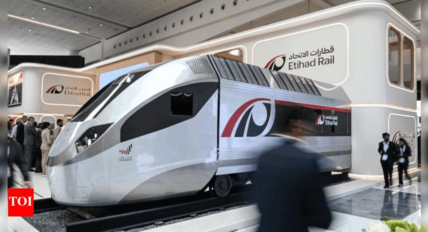 UAE: Etihad Rail unveils first glimpse of 200 km/h passenger trains at Global Rail 2025, operations begin in 2026 | World News