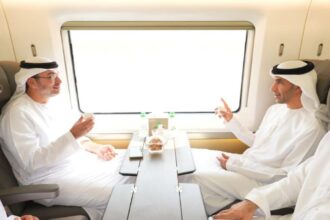 UAE minister experiences Etihad Rail's passenger service ...