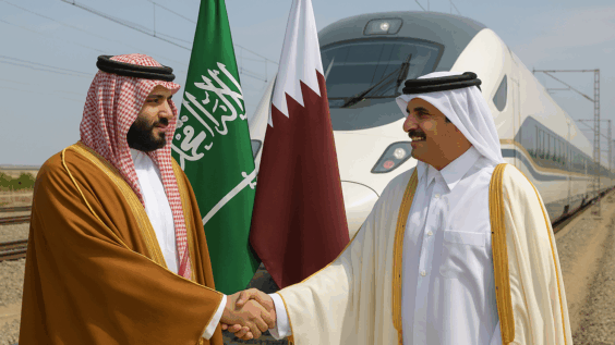 Saudi Arabia, Qatar Agree to High-Speed Rail Linking Riyadh and Doha
