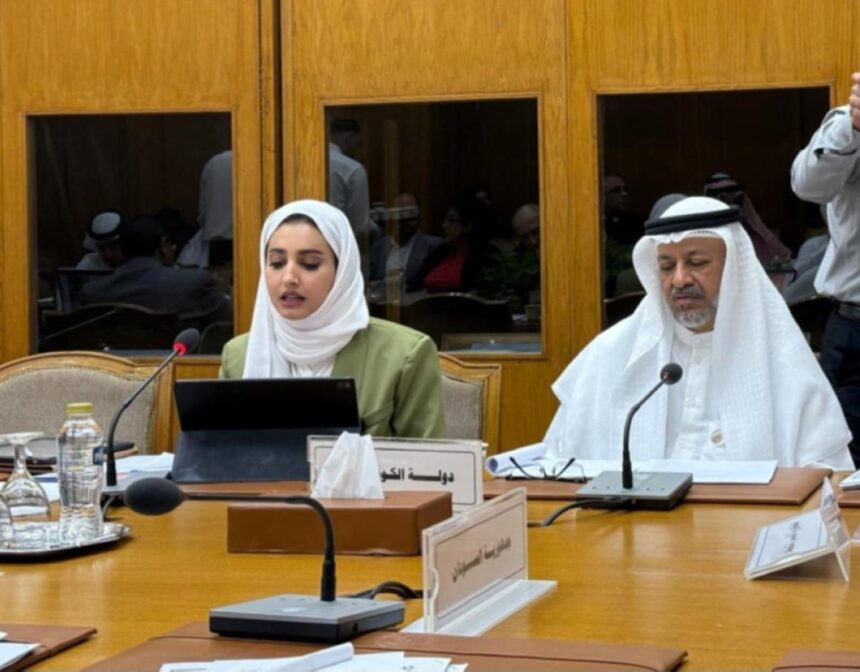 Kuwaiti delegation participating in the meeting of the Arab Committee for the Exchange of Expertise in the Field of Transport.- KUNA