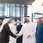 Sheikh Theyab shown rapid progress on Abu Dhabi's Etihad Rail station