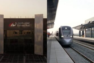 Ahead of launch, Etihad Rail shares first look of Abu Dhabi station (Image: Etihad Rail/X)